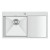 Crauf Evye Via Lattea | 86cm - Platinum Satin (İnox) / Sağ