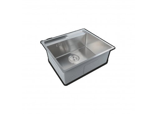 Crauf Evye Poli | 58cm - Platinum Satin (İnox)