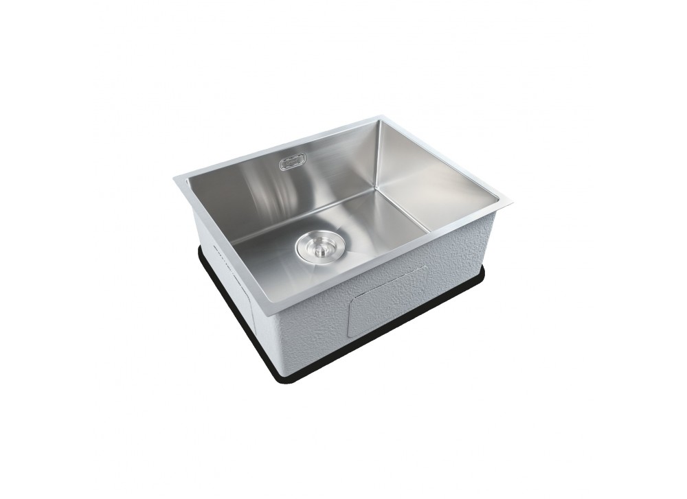 Crauf evye Stella | 60cm - Platinum Satin (İnox) Crauf evye Stella | 60cm - Platinum Satin (İnox)
