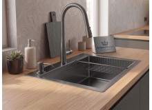 GLgeneral SAGAX 60 50X60 ÇELİK EVYE - Antrasit GLgeneral SAGAX 60 50X60 ÇELİK EVYE - Antrasit