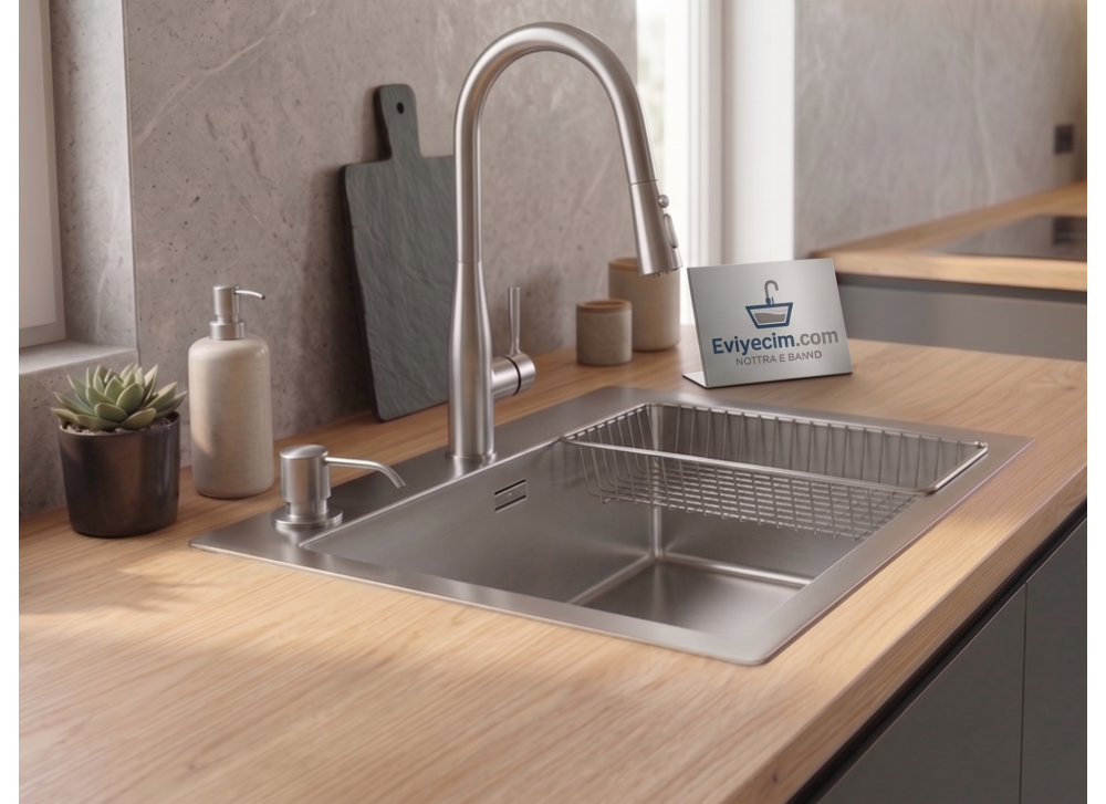 GLgeneral SAGAX 60 50X60 ÇELİK EVYE - Antrasit GLgeneral SAGAX 60 50X60 ÇELİK EVYE - Antrasit