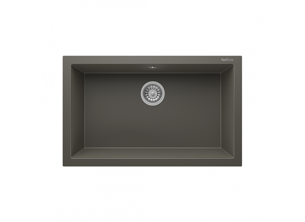 RealStone Gordion 77 K013 Granit Evye 770x475 mm Tek Göz Mutfak Evyesi - Realstone K013 Gordion 77 Gri RealStone Gordion 77 K013 Granit Evye 770x475 mm Tek Göz Mutfak Evyesi - Realstone K013 Gordion 77 Gri