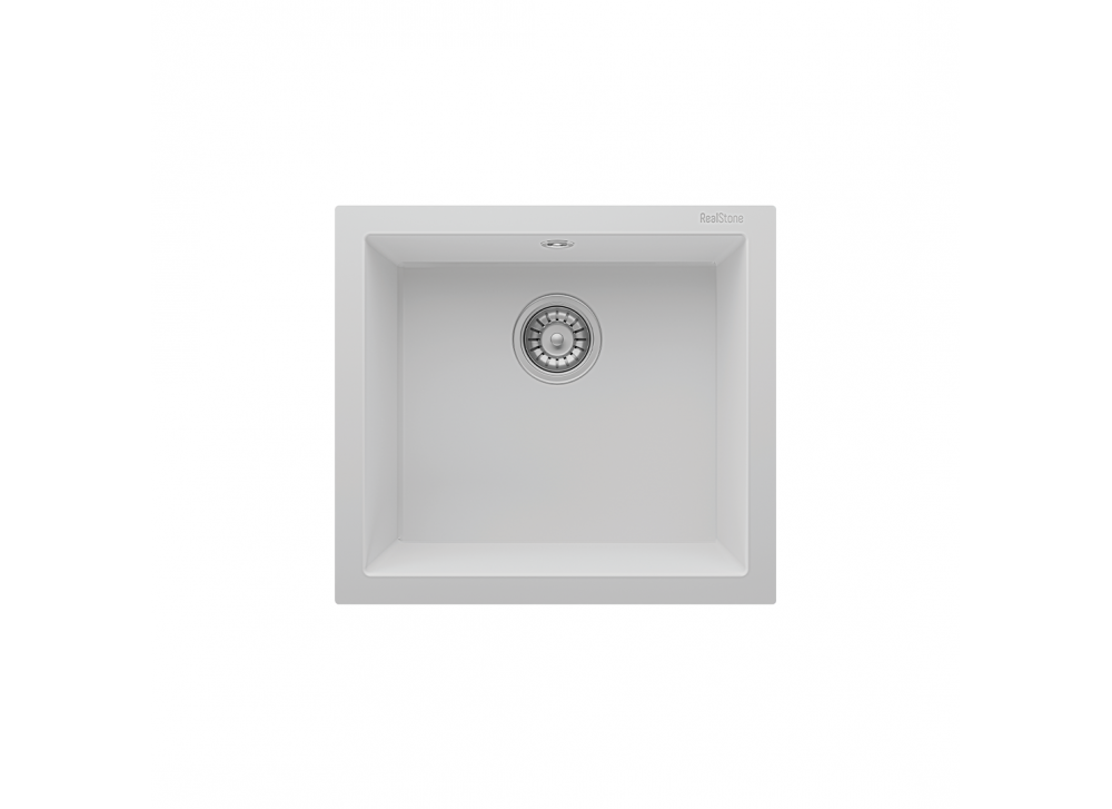 realstone k005 gordion 52 beyaz granit evye 52x47 cm realstone k005 gordion 52 beyaz granit evye 52x47 cm