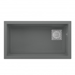 75,5x42,5 cm Gri Granit Mutfak Evyesi RealStone Almina