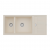 100x46 cm Krem Granit Mutfak Evyesi RealStone Artemis P024