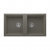 97x52 cm Gri Granit Mutfak Evyesi RealStone Nemrut 97 P019