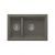 70x46 cm Gri Granit Mutfak Evyesi RealStone Bergama P018