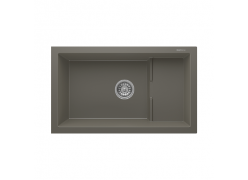 77x46 cm Gri Granit Mutfak Evyesi RealStone Patara P017 77x46 cm Gri Granit Mutfak Evyesi RealStone Patara P017