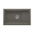 77x46 cm Gri Granit Mutfak Evyesi RealStone Patara P017
