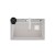75,5x47 cm Beyaz Akıllı Mutfak Evyesi RealStone Hermes G04