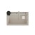75,5x47 cm Krem Akıllı Mutfak Evyesi RealStone Hermes G04