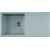 Stonza Delta XL Granit Evye - 100x50 cm Damlalıklı Premium Mutfak Eviyesi - Stonza Delta Gri