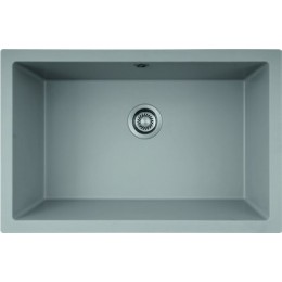 Stonza Rado XXL Granit Evye - 78x50 cm, 23 cm Ekstra Derin Premium Mutfak Eviyesi - Stonza Rado Gri