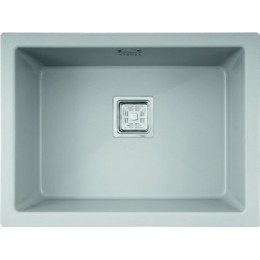 Stonza Onexy 60 Granit Evye - 60x45 cm Kare Giderli Modern Tek Hazne - Stonza Onexy Gri