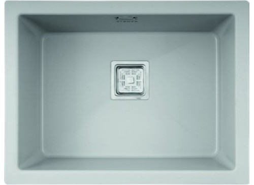 Stonza Onexy 60 Granit Evye - 60x45 cm Kare Giderli Modern Tek Hazne - Stonza Onexy Gri