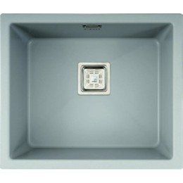 Stonza Arena Granit Evye - 53x46 cm Modern Tek Hazne (3 Farklı Montaj) - Stonza Arena Gri