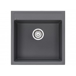GL General Vista 50x50 Granit Eviye - Tek Gözlü Kare Mutfak Eviyesi - Gl general granit evye gri