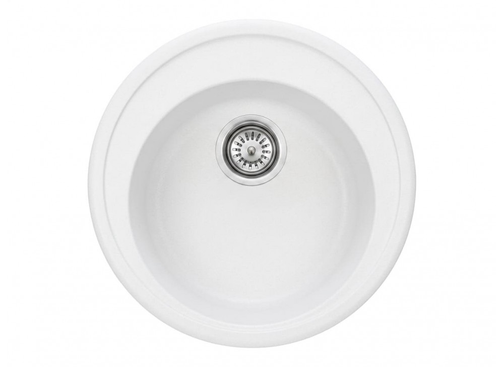 GL General Oval Granit Eviye 51 cm - Yuvarlak Mutfak Eviyesi - Gl general granit evye Beyaz GL General Oval Granit Eviye 51 cm - Yuvarlak Mutfak Eviyesi - Gl general granit evye Beyaz