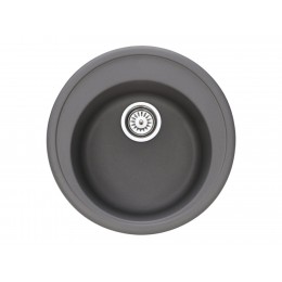 GL General Oval Granit Eviye 51 cm - Yuvarlak Mutfak Eviyesi - Gl general granit evye gri