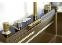 GLgeneral Fonksiyonel Şelale Premium Mutfak Evyesi - Dijital Ekranlı ve Piyano Tuşlu - Silver GLgeneral Fonksiyonel Şelale Premium Mutfak Evyesi - Dijital Ekranlı ve Piyano Tuşlu - Silver