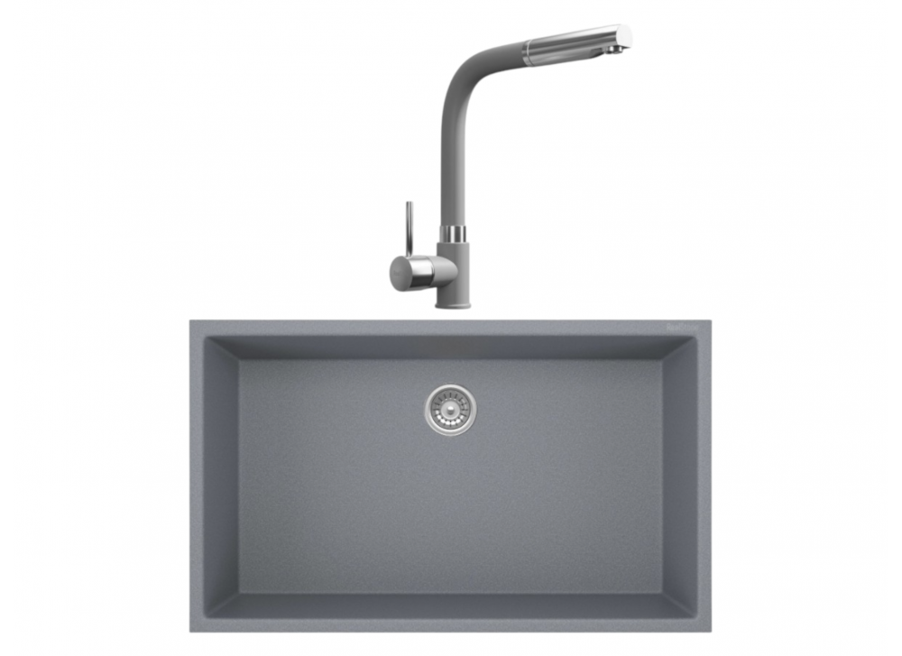 Realstone Gordion 77 & Sümela Spiralli Batarya Premium Mutfak Seti - Gri Realstone Gordion 77 & Sümela Spiralli Batarya Premium Mutfak Seti - Gri