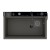 RealStone Victoria Set A02 Gri Akıllı Granit Mutfak Evyesi 75,5 x 47 cm